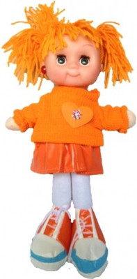40% OFF on SCG Cute Orange Woolen haired realistic faced Doll - 35 cm 40% OFF on SCG Cute Orange Woolen haired realistic faced Doll - 35 cm
