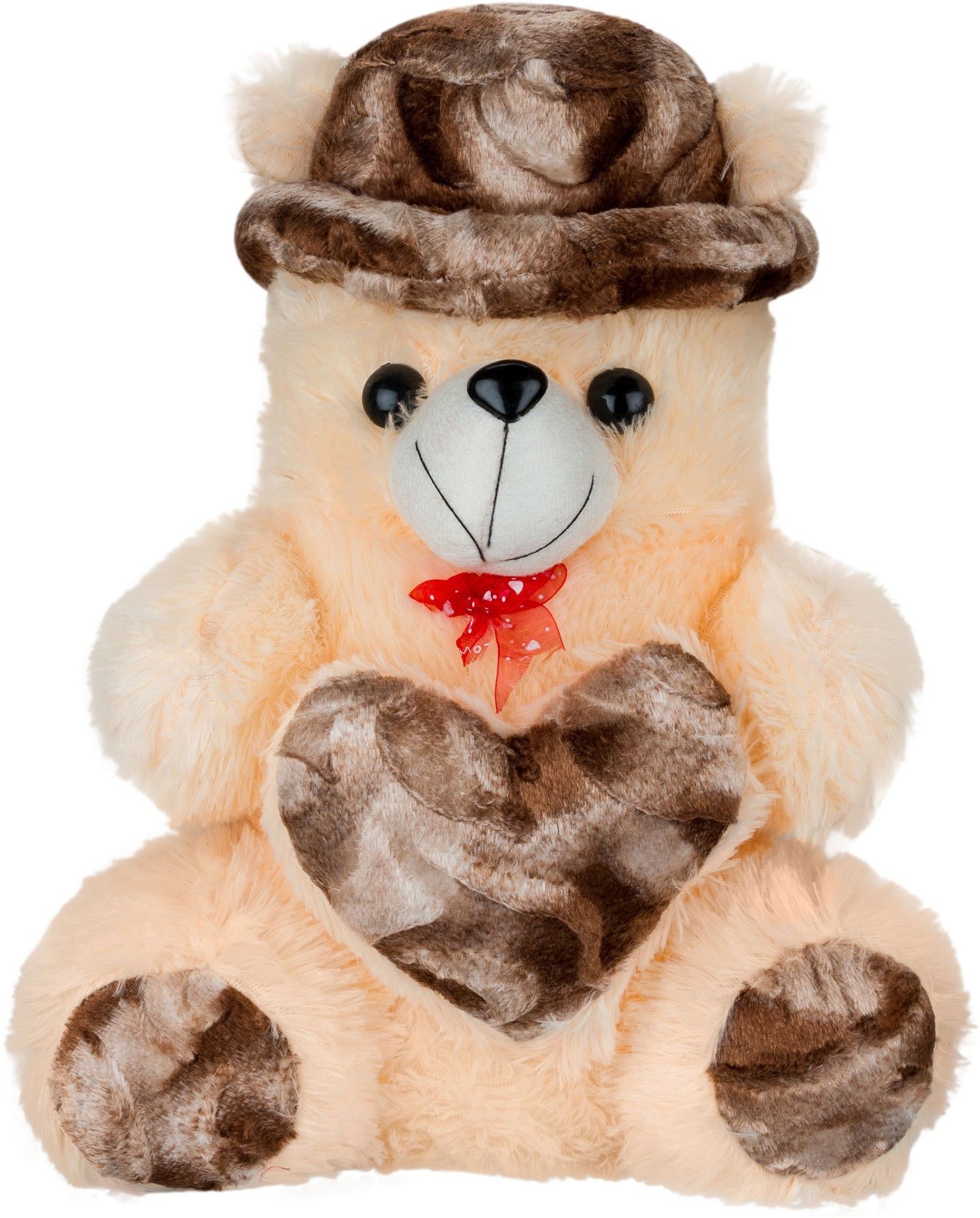 63% OFF on Glitters Adorable Cream-Brown Teddy With Cap And Heart - 30 Inch 63% OFF on Glitters Adorable Cream-Brown Teddy With Cap And Heart - 30 Inch