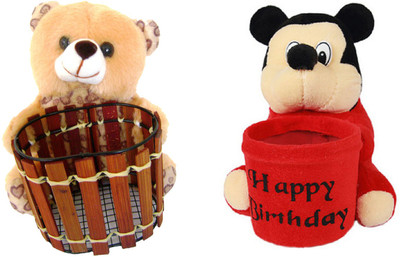 56% OFF on Saugat Traders Teddy & Mickey Pen Stand - 17 cm 56% OFF on Saugat Traders Teddy & Mickey Pen Stand - 17 cm