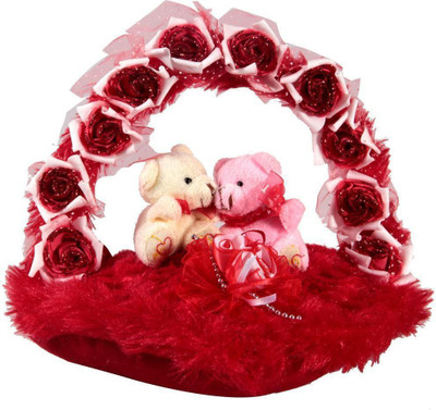 20% OFF on Tokenz Rosebud Love Couple Basket - 7 inch