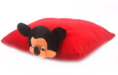 60% OFF on Saugat Traders 2 in 1 Mickey Mouse Toy Pillow - 46 cm