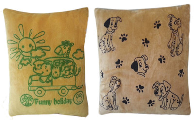 33% OFF on Fun&Funky Set Of 2 Cushion - 10 Inch