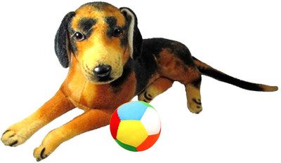 59% OFF on Saugat Traders Cute Sitting Dog with Soft Ball - 6 Inch 59% OFF on Saugat Traders Cute Sitting Dog with Soft Ball - 6 Inch