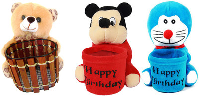 60% OFF on Saugat Traders Teddy, Mickey & Doraemon Pen Stand - 17 cm 60% OFF on Saugat Traders Teddy, Mickey & Doraemon Pen Stand - 17 cm