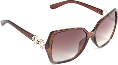 58% OFF on Stol'n Stylish Brown Over-sized Sunglasses