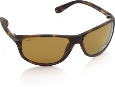 10% OFF on Glares by Titan Oval Sunglasses