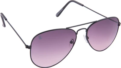 61% OFF on Black Burn Aviator Sunglasses