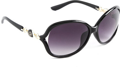 20% OFF on Stol'n Stylish Purple&Black Over-sized Sunglasses