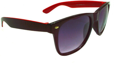 37% OFF on Goggy Poggy FW404-BLK-RED Wayfarer Sunglasses