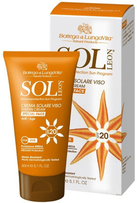 Bottega Di Lungavita Sol Leon Suntan Cream Face - SPF 20 PA+ Bottega Di Lungavita Sol Leon Suntan Cream Face - SPF 20 PA+