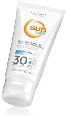 18% OFF on Oriflame Sun Zone Whitening Protector Face and Exposed Areas High - SPF 30 PA++ 18% OFF on Oriflame Sun Zone Whitening Protector Face and Exposed Areas High - SPF 30 PA++