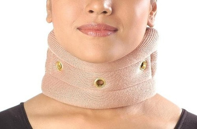 2% OFF on Vissco Cervical Collar without Chin Regular Neck Support (XL, Beige)