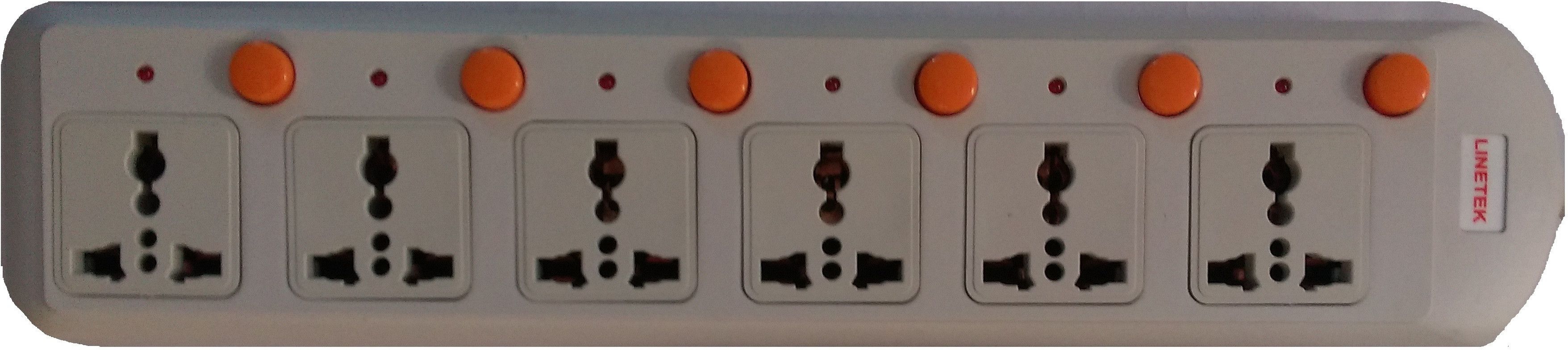 8% OFF on Linetek LTK-606 6 Strip Surge Protector White 8% OFF on Linetek LTK-606 6 Strip Surge Protector White