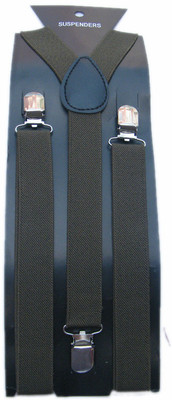 28% OFF on Winsome Deal Y- Back Suspenders for Men Green