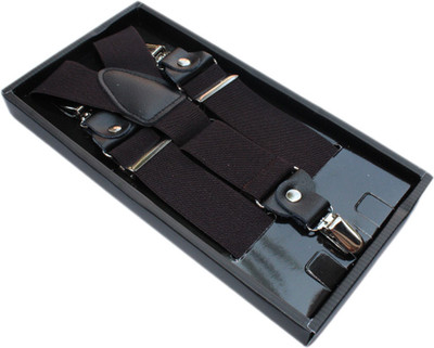 53% OFF on Winsome Deal Y-back Suspenders for Men Brown