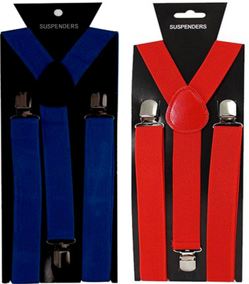 48% OFF on Vecom Y- Back Suspenders for Men Red, Blue 48% OFF on Vecom Y- Back Suspenders for Men Red, Blue