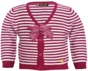 40% OFF on Yellow Apple Striped V-neck Casual Baby Girl's Sweater