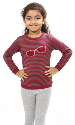 31% OFF on Bio Kid Striped Round Neck Casual Girl's Sweater 31% OFF on Bio Kid Striped Round Neck Casual Girl's Sweater