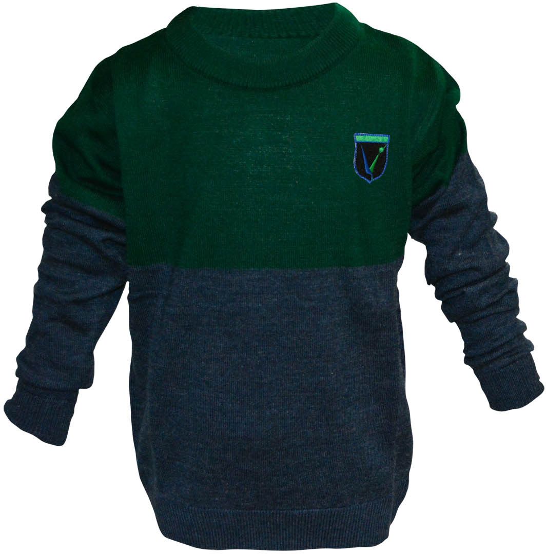 49% OFF on Via Italia Solid Round Neck Casual Baby Boy's Sweater