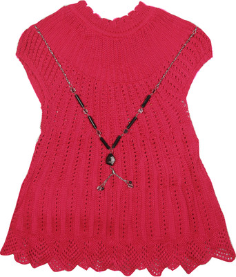 38% OFF on Camey Self Design Round Neck Formal Girl's Sweater 38% OFF on Camey Self Design Round Neck Formal Girl's Sweater