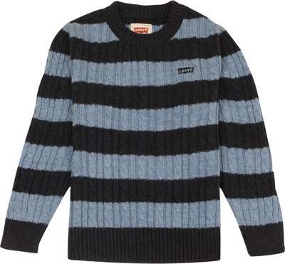 40% OFF on Levis Kids Striped Round Neck Casual Boy's Sweater 40% OFF on Levis Kids Striped Round Neck Casual Boy's Sweater