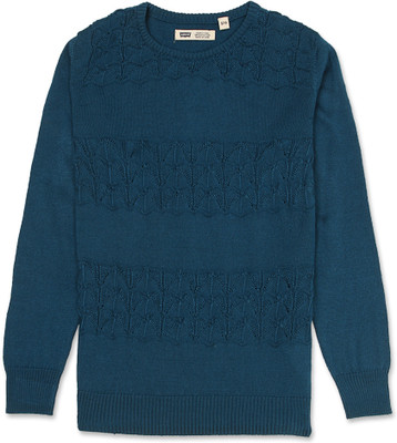 40% OFF on Levis Kids Solid Round Neck Casual Girl's Sweater