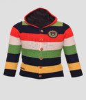 40% OFF on Yellow Apple Striped Round Neck Casual Baby Boy's Sweater