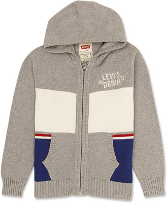 40% OFF on Levis Kids Full Sleeve Solid Boy's Sweatshirt