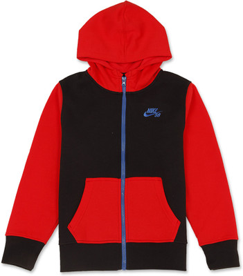 40% OFF on Nike Kids Full Sleeve Solid Boy's Sweatshirt