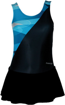 Freestyle Frock With V Cut W/Pad Provision Printed Women's