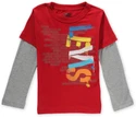 41% OFF on Levis Kids Graphic Print Baby Boy's Round Neck T-Shirt