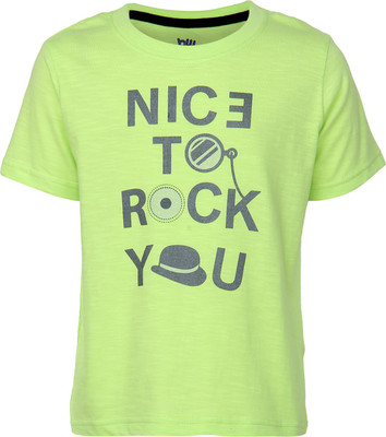 50% OFF on Bells and Whistles Printed Boy's Round Neck T-Shirt