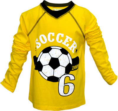 49% OFF on Cool Quotient Solid Boy's Round Neck T-Shirt