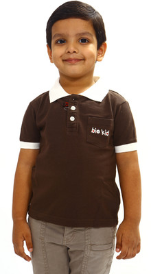 40% OFF on Bio Kid Solid Baby Boy's Polo T-Shirt