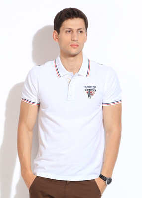 Flying Machine Printed Men's Polo T-Shirt Flying Machine Printed Men's Polo T-Shirt