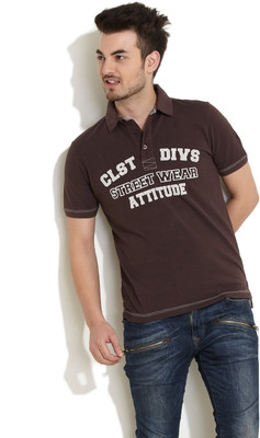 50% OFF on In The Closet Printed Men's Polo T-Shirt