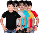 70% OFF on Dongli Solid Boy's Round Neck T-Shirt