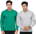 66% OFF on TSX Solid Men's Henley T-Shirt 66% OFF on TSX Solid Men's Henley T-Shirt