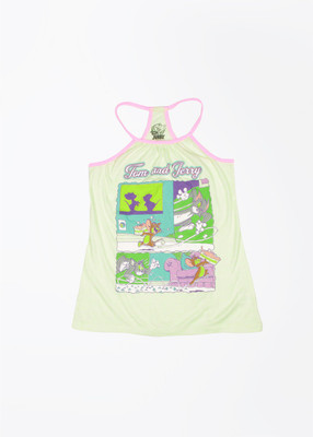 56% OFF on Tom & Jerry Printed Girl's Fashion Neck T-Shirt