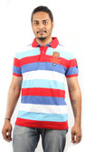Rock Striped Men's Polo T-Shirt