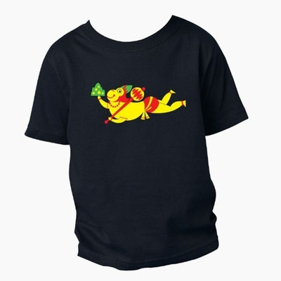 Mad(e) in India Printed Boy's Round Neck T-Shirt