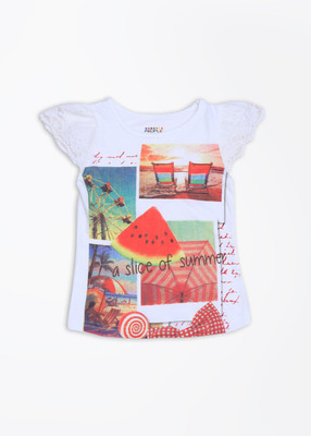 25% OFF on People Printed Girl's Round Neck T-Shirt