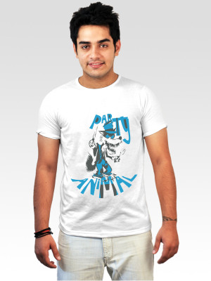 64% OFF on Incynk Printed Men's Round Neck T-Shirt