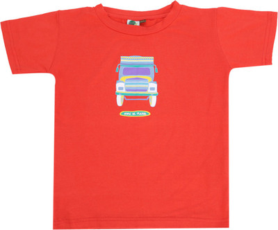 Earthstore Graphic Print Boy's Round Neck T-Shirt