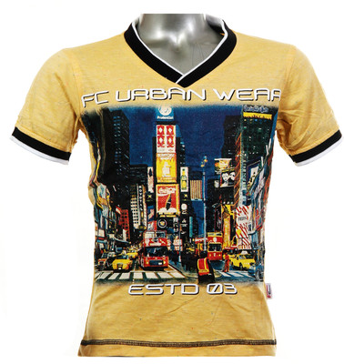 20% OFF on Fingerchips Graphic Print Boy's V-neck T-Shirt