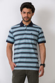 Alx New York Striped Men's Polo T-Shirt