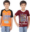 65% OFF on Maringo Classic Printed Boy's Round Neck T-Shirt