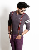 Basics Life Solid Men's Henley T-Shirt Basics Life Solid Men's Henley T-Shirt