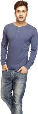 Gritstones Solid Men's Round Neck T-Shirt Gritstones Solid Men's Round Neck T-Shirt