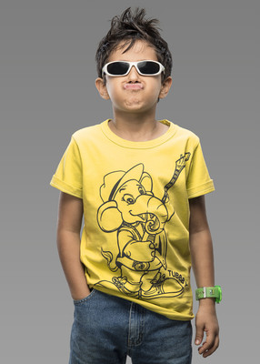 Imagica Printed Boy's Round Neck T-Shirt
